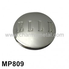 MP809 - "ELLE" Round Metal Plate